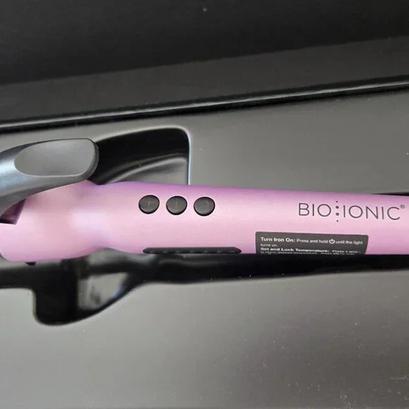 BIO IONIC Long Barrel Styler, 1" Curling Iron w/Moisture Heat Technology- NEW! - Picture 5 of 8